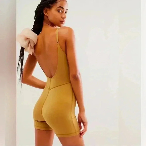 Free Peoplee We are Hah Raise The Barre Onesie - NWT - Picture 5 of 7